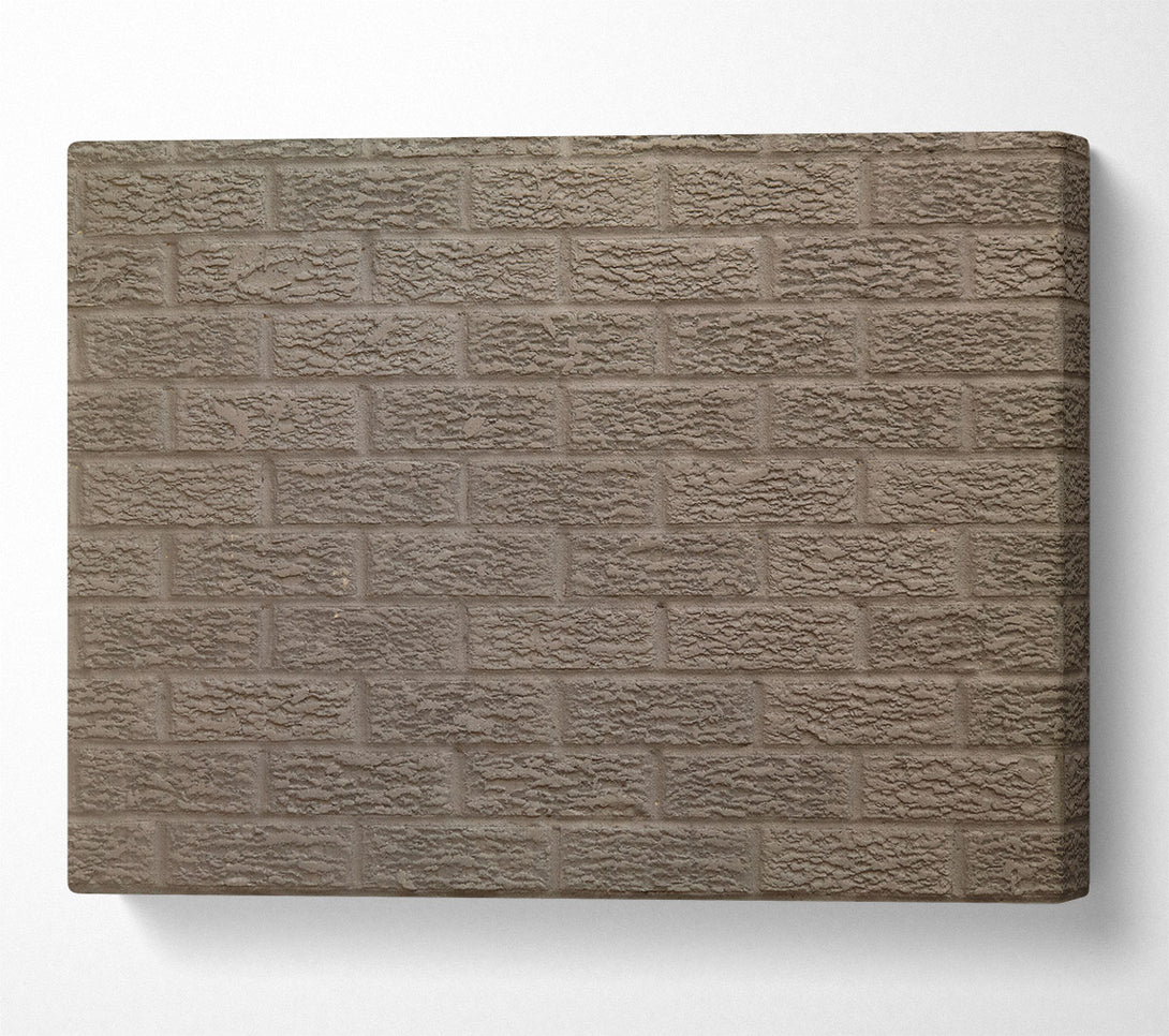  A Canvas Print of The Grey Brick Wall Canvas Print