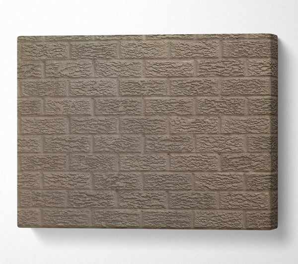  A Canvas Print of The Grey Brick Wall Canvas Print