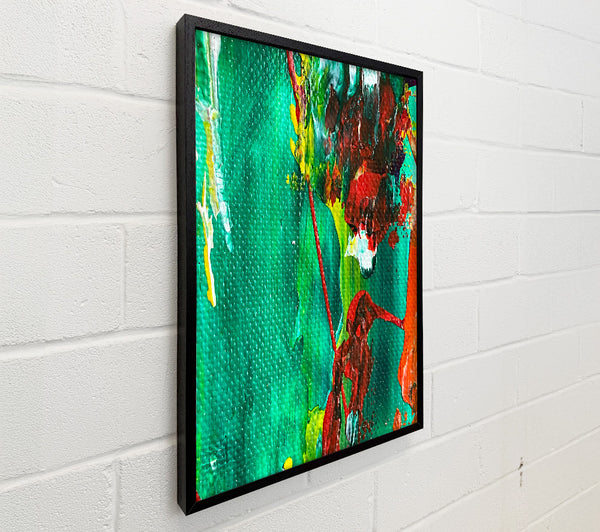 Emerald Abstract Swirls