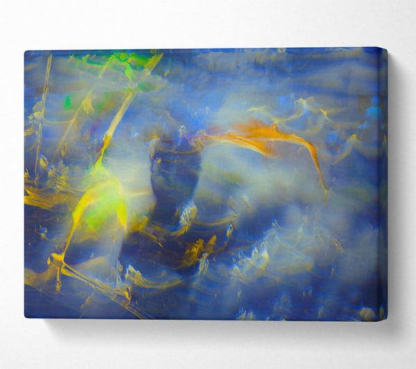  A Canvas Print of Blue Dreamy Whispers Canvas Art
