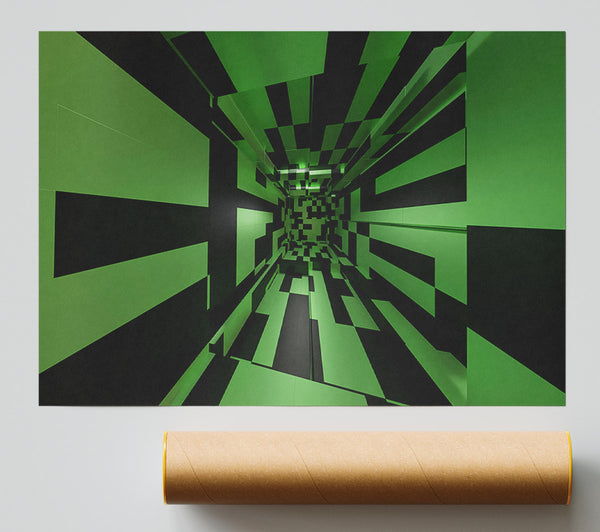 Emerald Labyrinthine Hallways