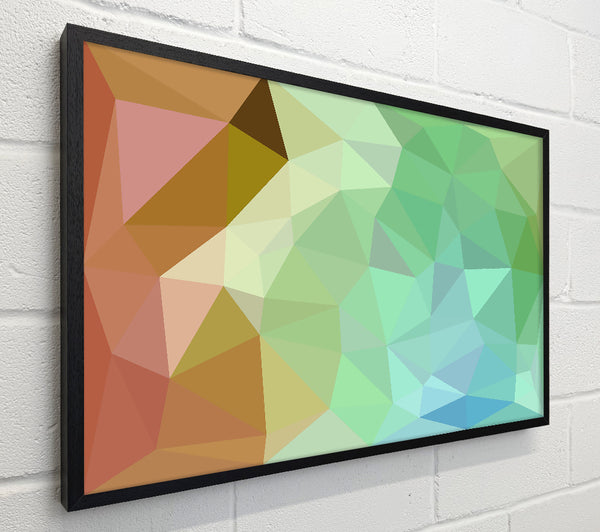 Green Geometric Abstract