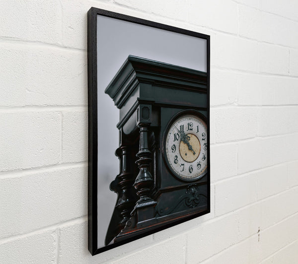 Black Antique Clock Face