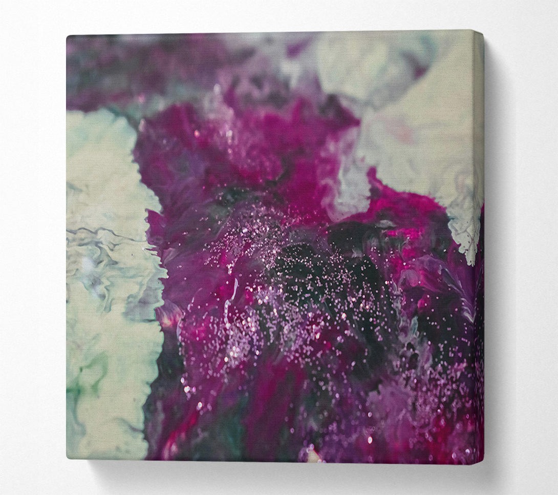  A Canvas Print of Crimson Dreamscape Flow Canvas Wall Art
