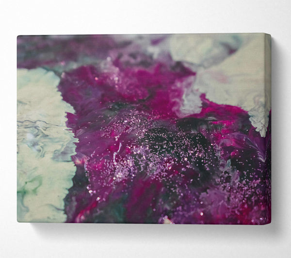  A Canvas Print of Crimson Dreamscape Flow Canvas Wall Art