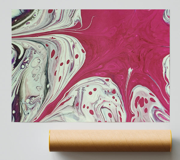 Fuchsia Swirling Dreams
