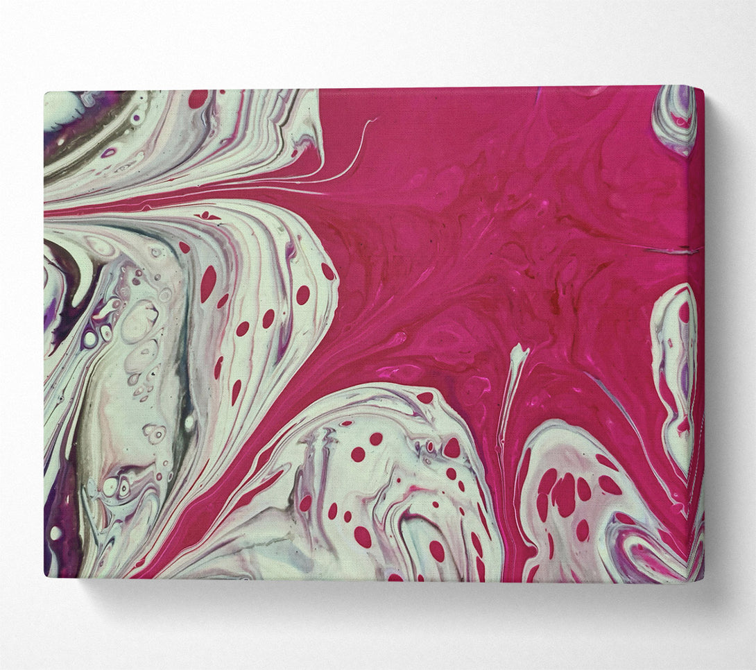 A Canvas Print of Fuchsia Swirling Dreams Canvas Print