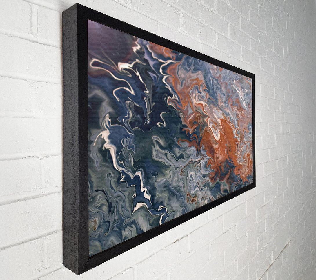  A Canvas Print of Russet Swirling Dreams Canvas Wall Art