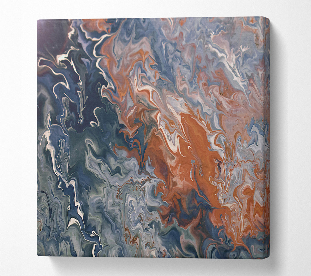  A Canvas Print of Russet Swirling Dreams Canvas Wall Art