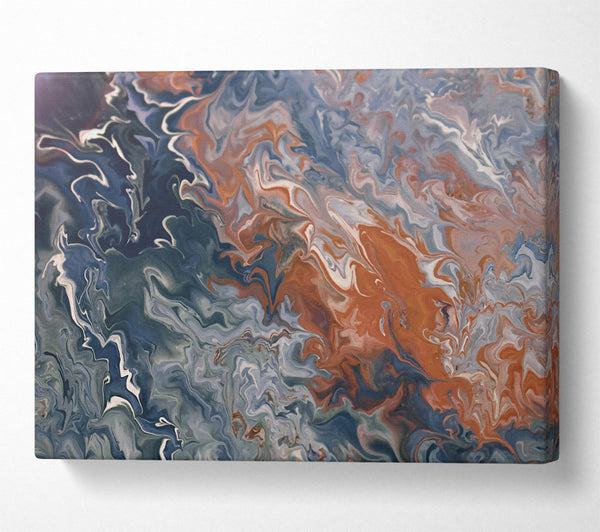  A Canvas Print of Russet Swirling Dreams Canvas Wall Art
