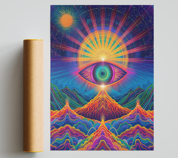 Orange Cosmic Eye