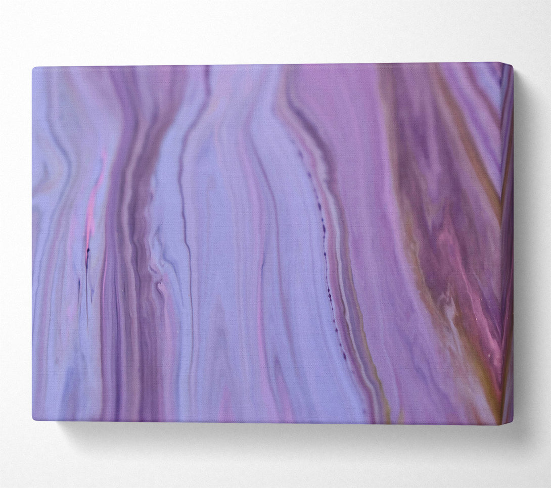  A Canvas Print of Lavender Swirlscape Canvas Wall Art
