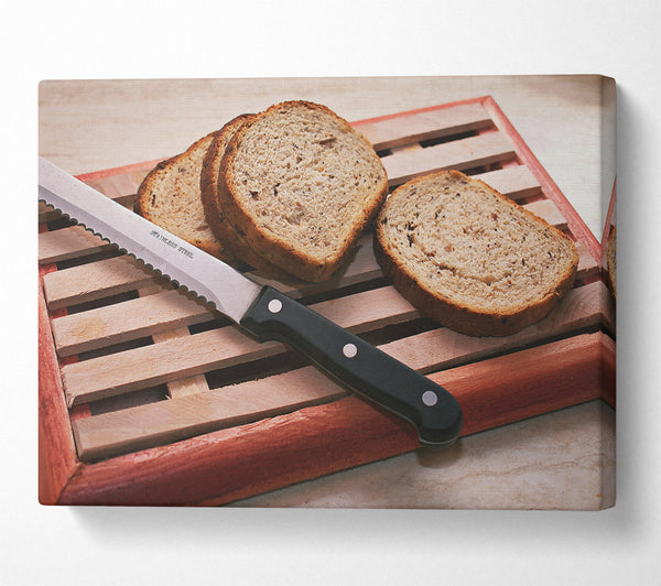  A Canvas Print of Brown Bread Crumbs Canvas Art