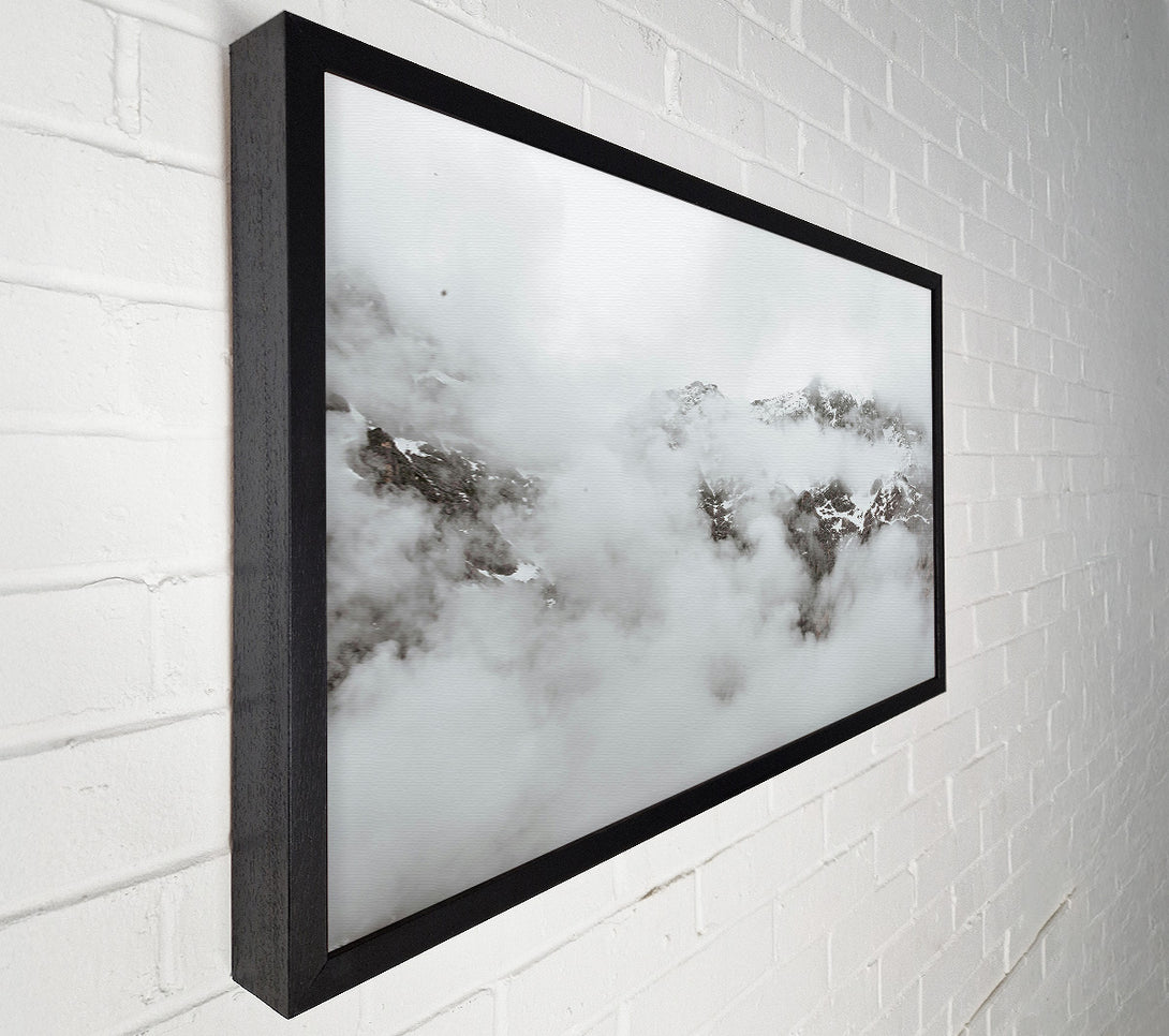  A Canvas Print of White Peaks In Mist Canvas Art