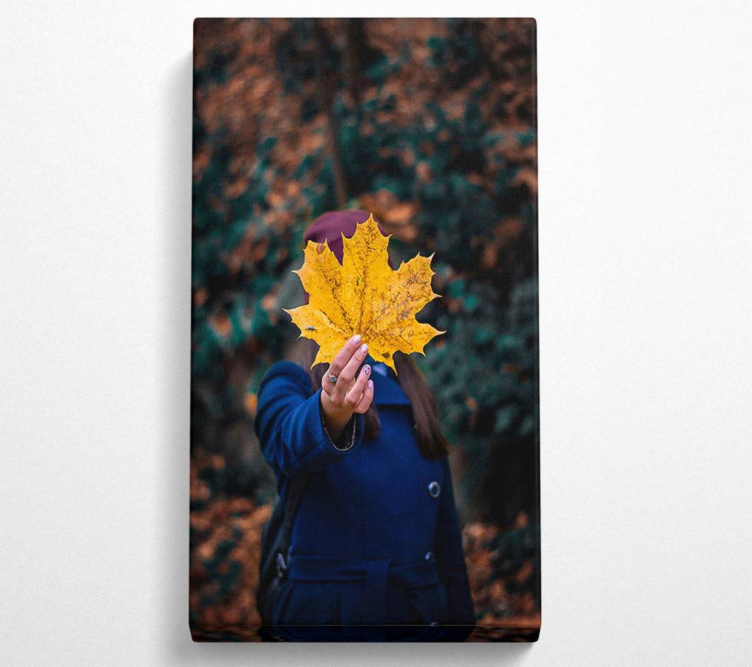  A Canvas Print of Autumn'S Golden Embrace Canvas Wall Art