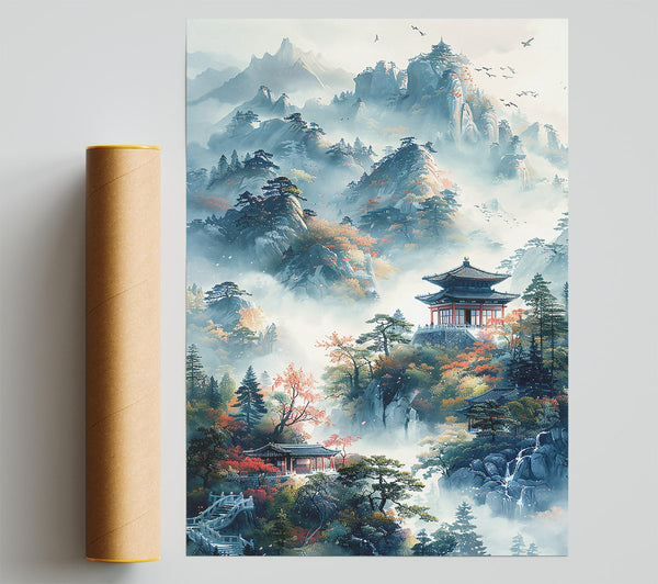 Misty Blue Mountaintops