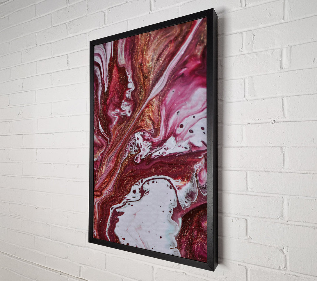  A Canvas Print of Crimson Swirling Dream Canvas Art