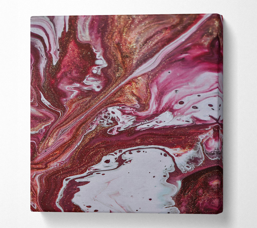  A Canvas Print of Crimson Swirling Dream Canvas Art