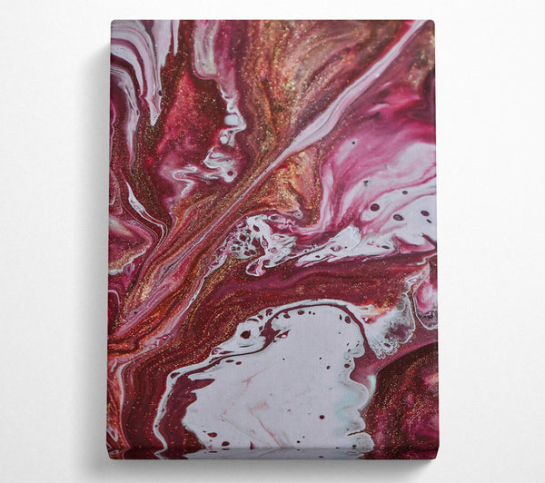  A Canvas Print of Crimson Swirling Dream Canvas Art