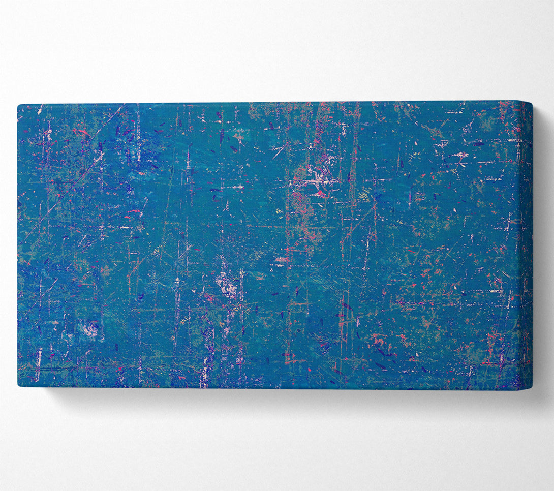  A Canvas Print of Azure Scratchings Canvas Wall Art