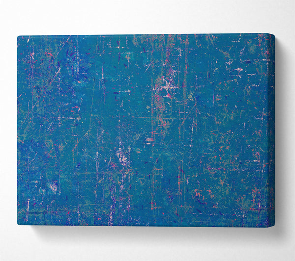  A Canvas Print of Azure Scratchings Canvas Wall Art
