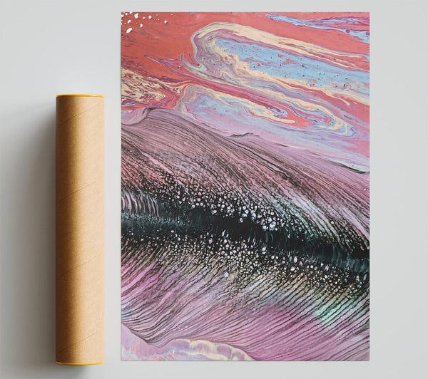 Pink And Peach Swirls