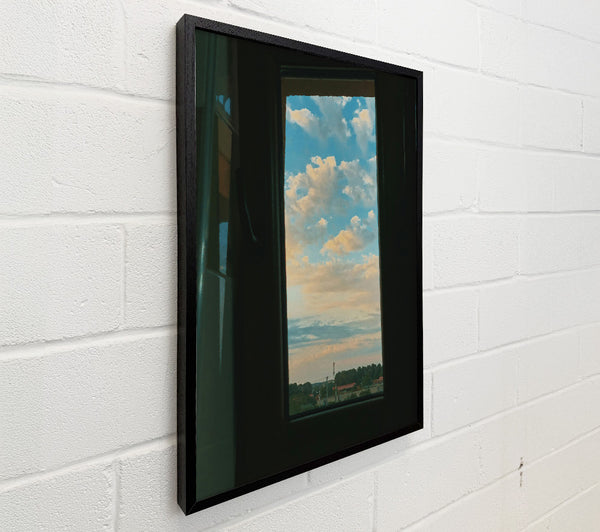 Blue Sky Through Glass