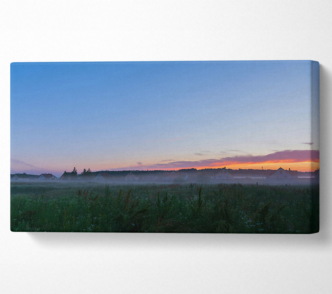  A Canvas Print of Pink Sky Mist Canvas Print