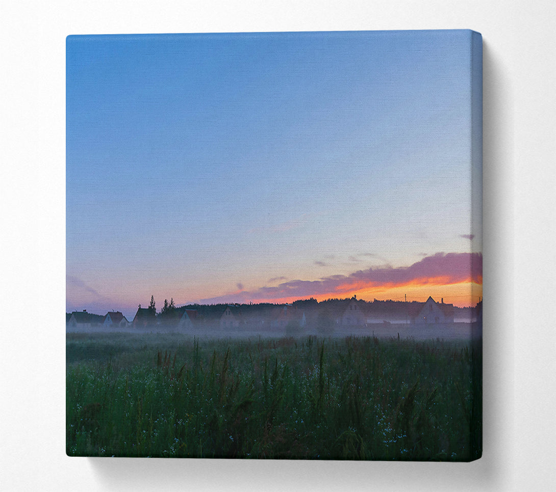  A Canvas Print of Pink Sky Mist Canvas Print