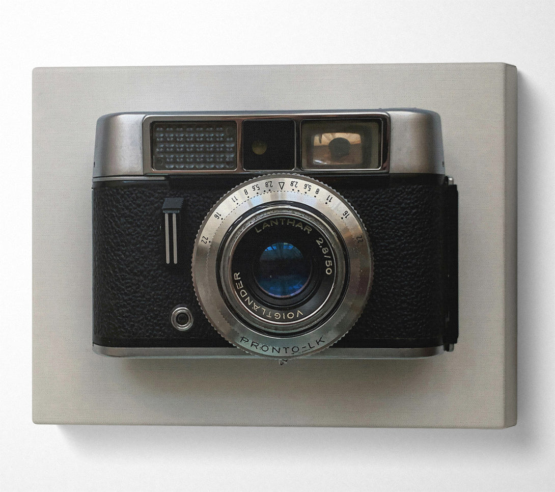  A Canvas Print of Blue Lens Reflection Canvas Art
