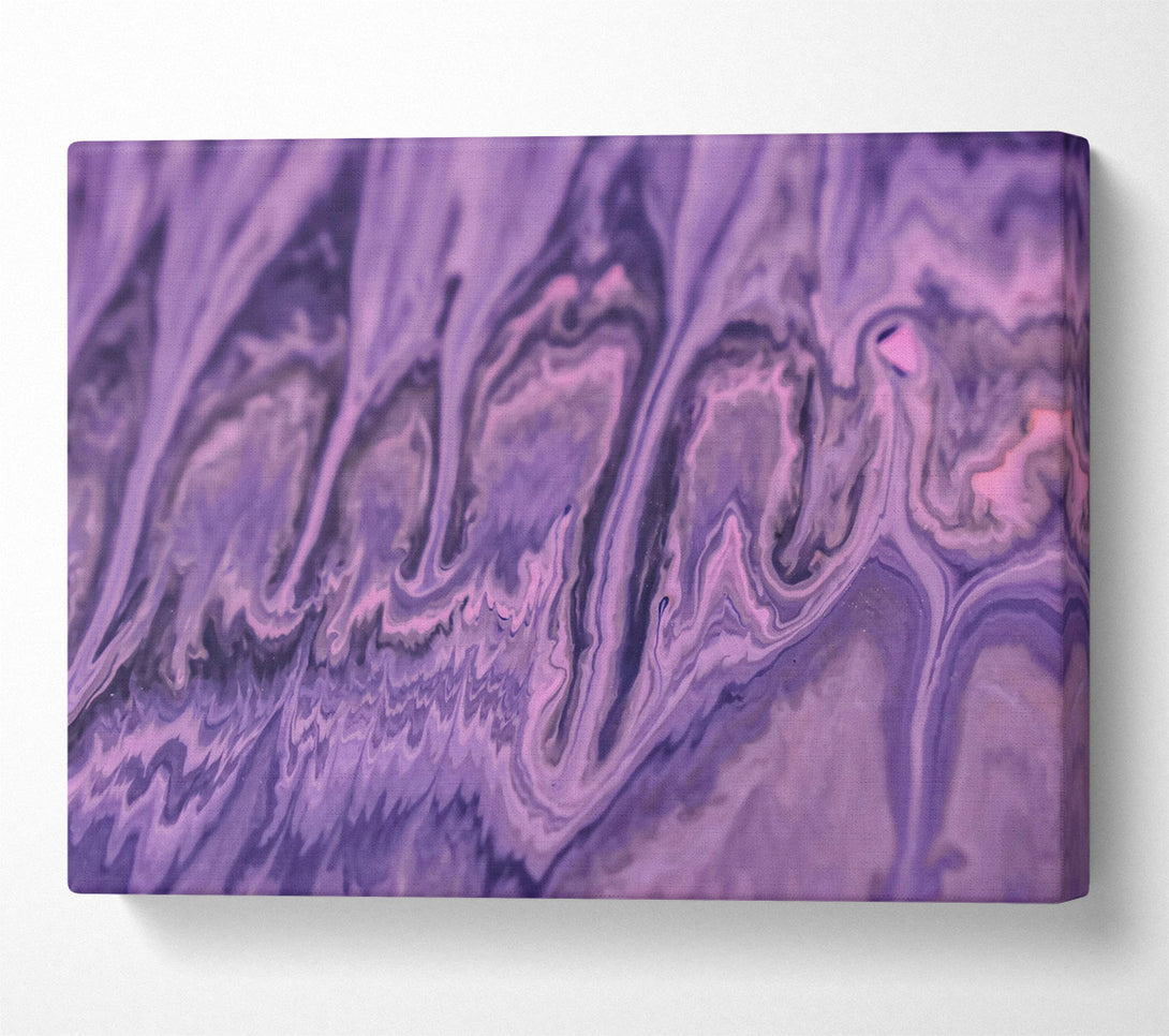  A Canvas Print of Lavender Liquid Dreams Canvas Art
