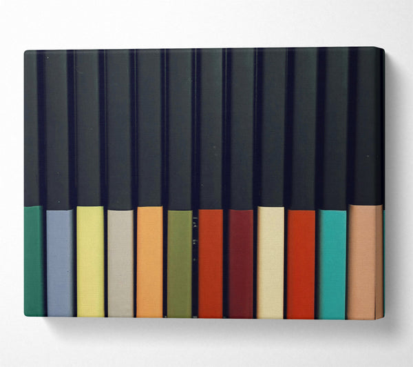 The Orange Spectrum Canvas Wall Art