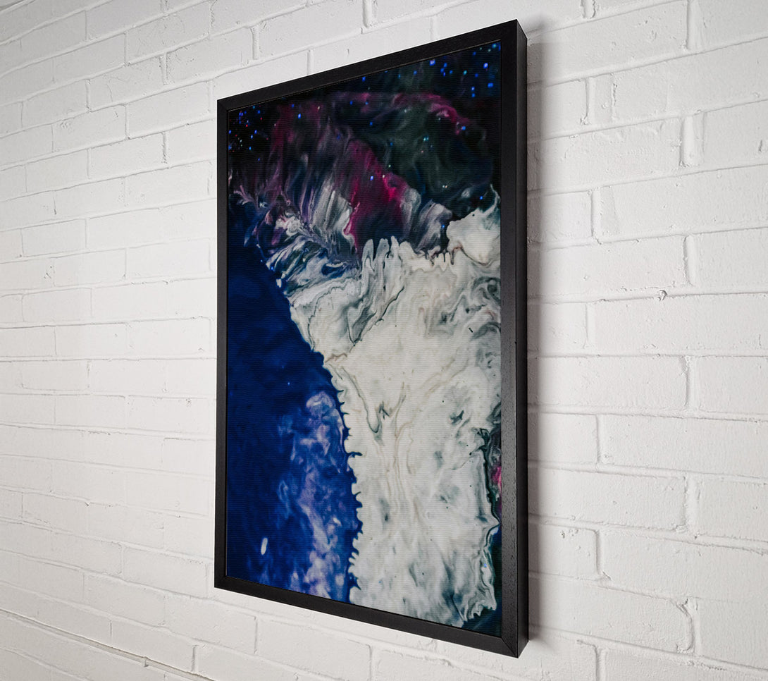  A Canvas Print of Indigo Swirl Dreams Canvas Print