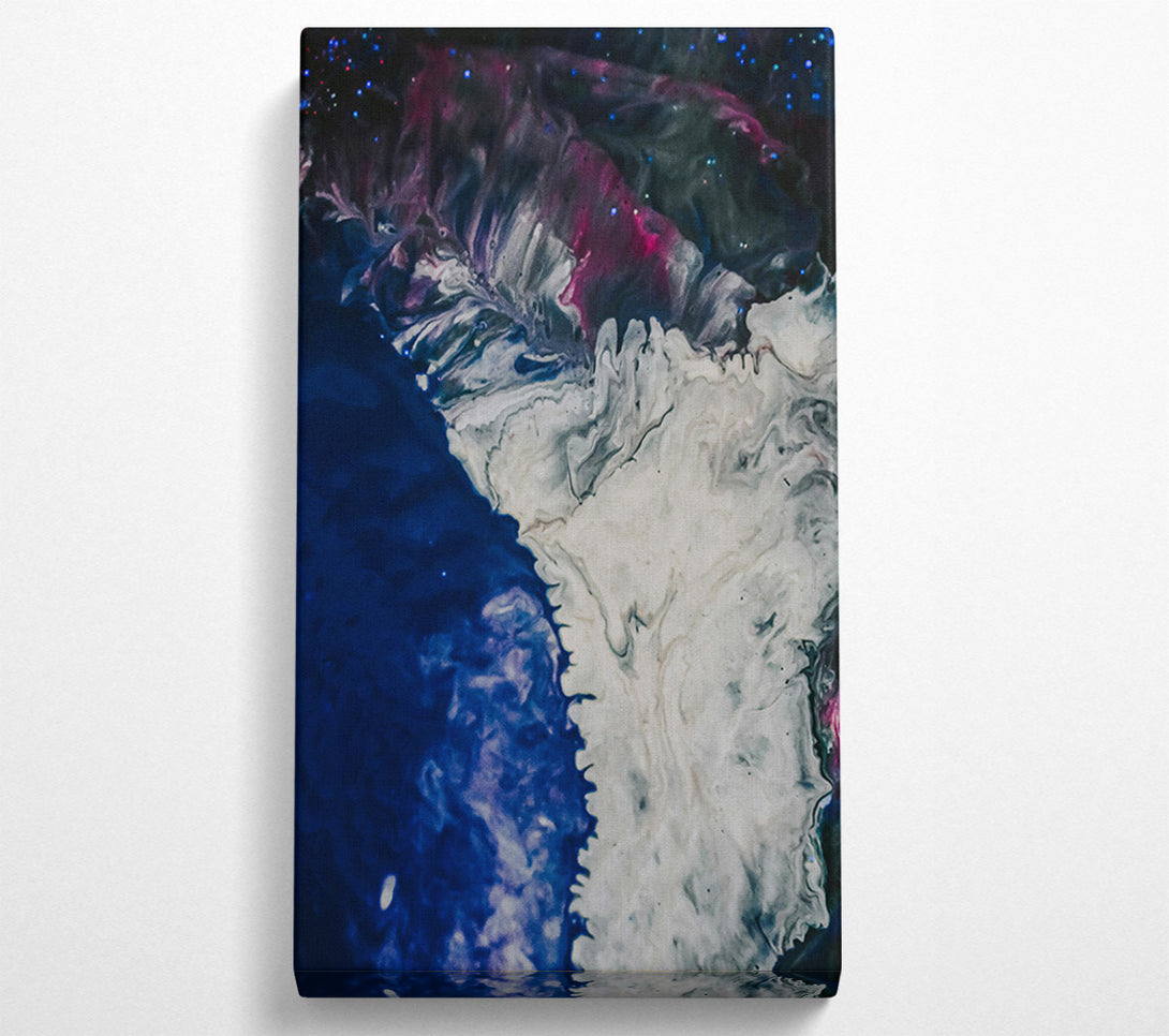  A Canvas Print of Indigo Swirl Dreams Canvas Print