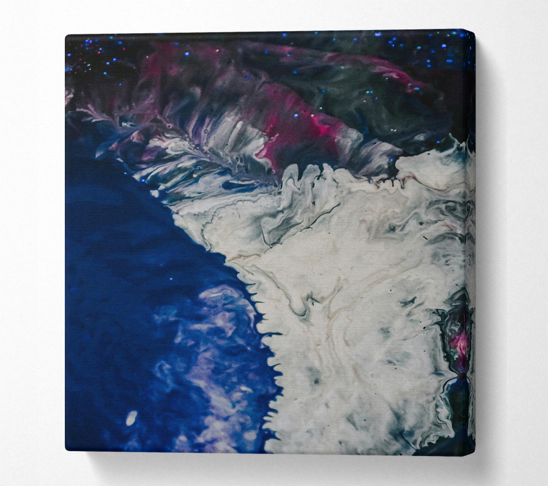  A Canvas Print of Indigo Swirl Dreams Canvas Print