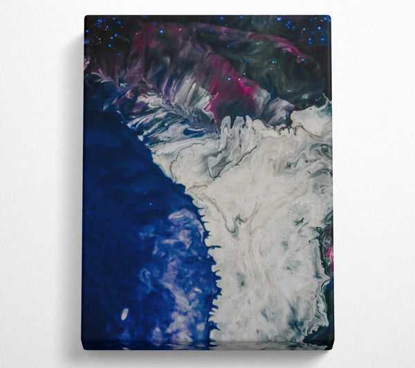  A Canvas Print of Indigo Swirl Dreams Canvas Print