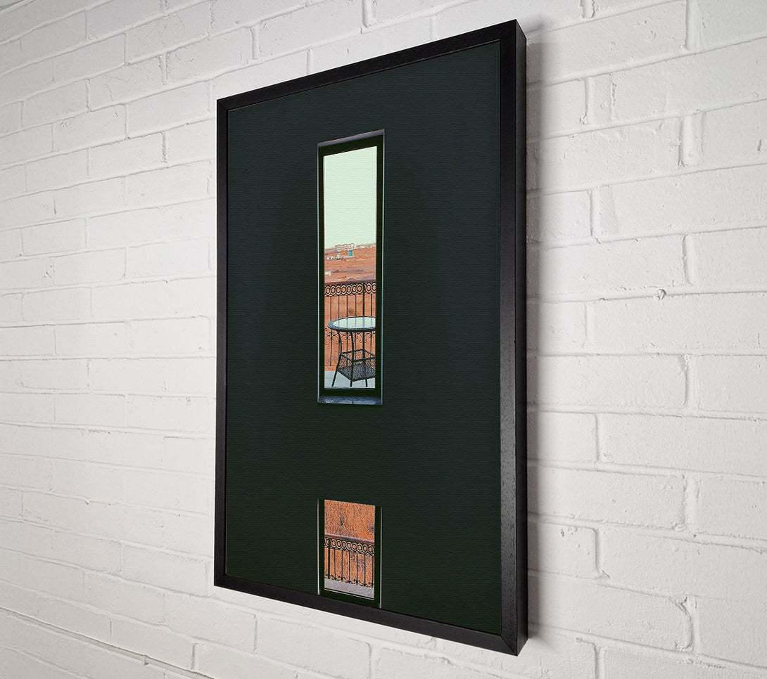 A Canvas Print of Orange View From Above Canvas Art