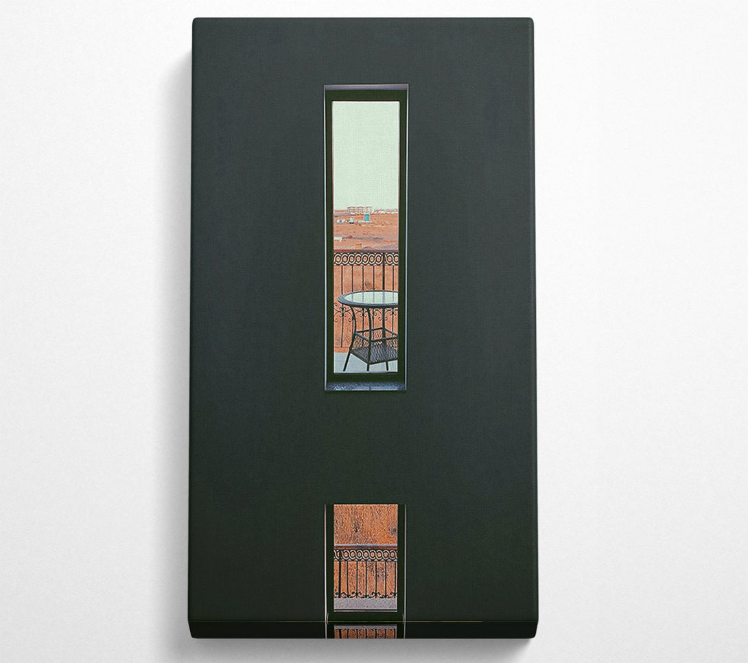  A Canvas Print of Orange View From Above Canvas Art