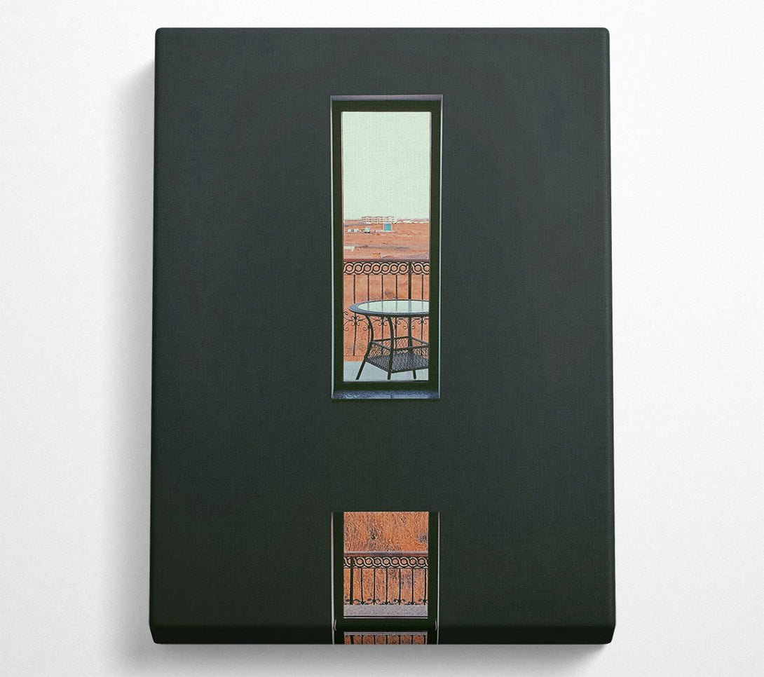  A Canvas Print of Orange View From Above Canvas Art