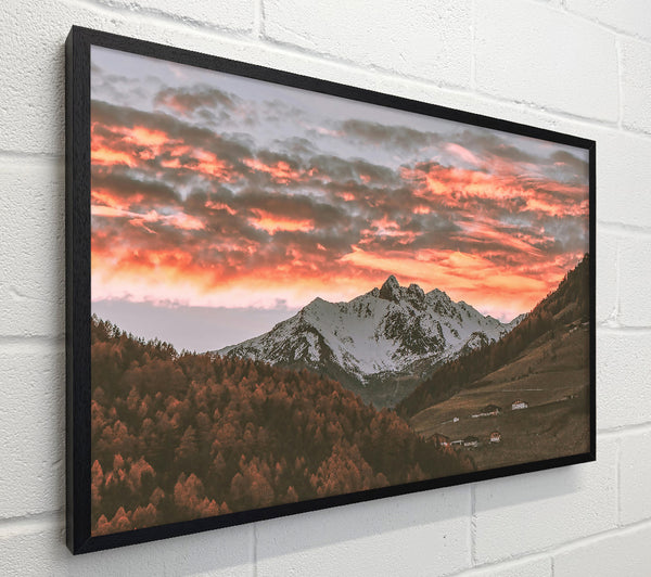 Orange Sky Mountainside