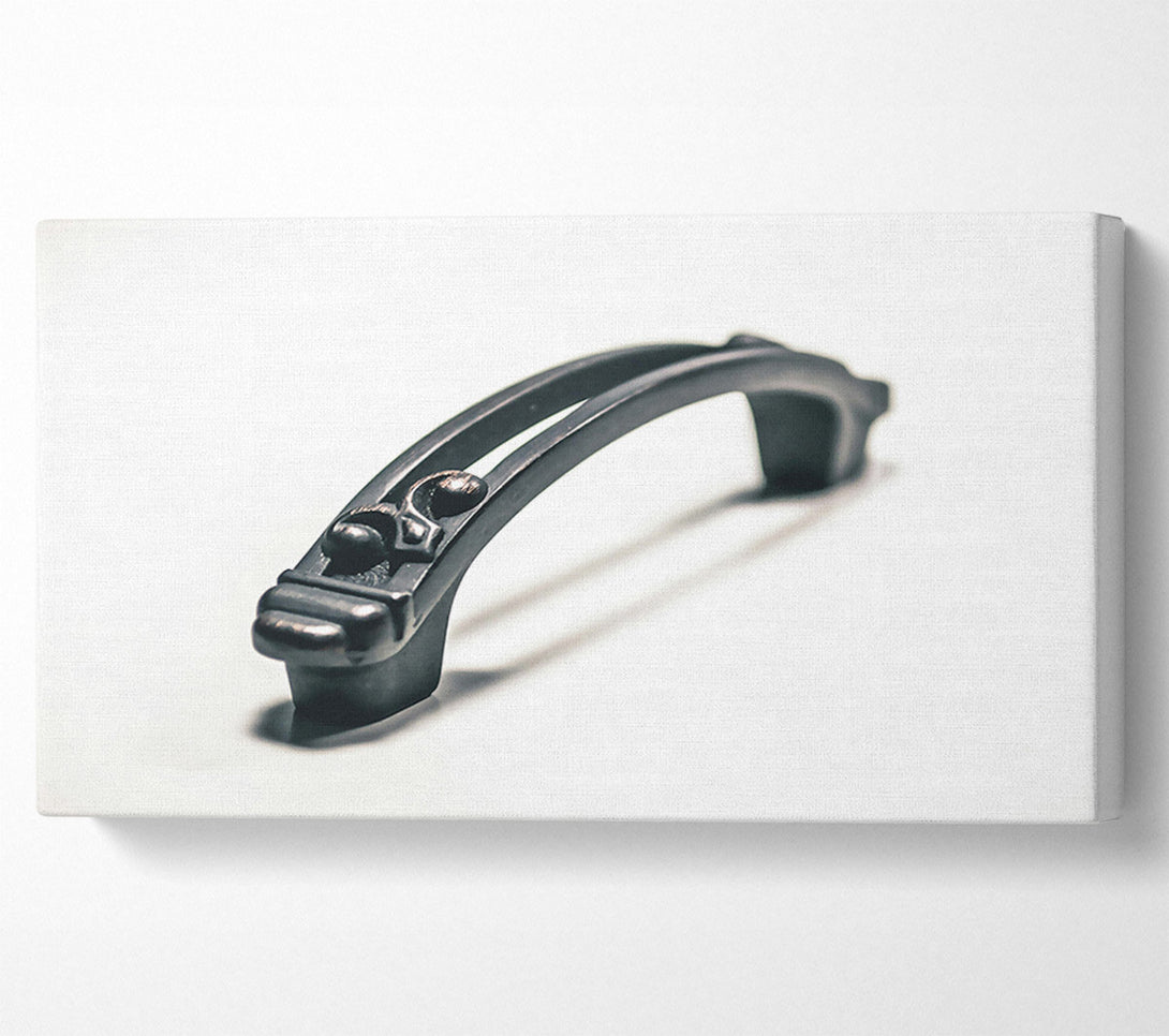  A Canvas Print of Black Ornate Handle Canvas Wall Art