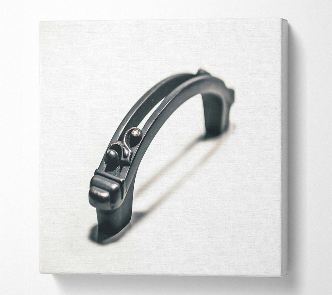  A Canvas Print of Black Ornate Handle Canvas Wall Art