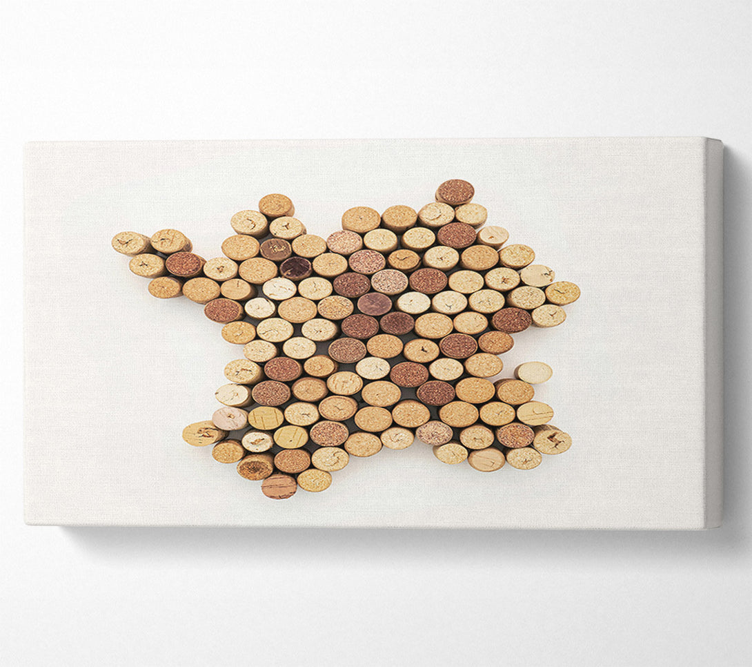  A Canvas Print of Brown Cork Cluster Canvas Print