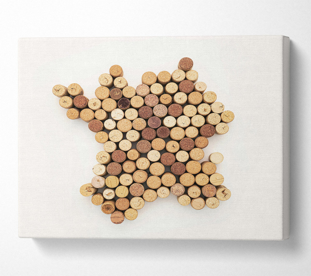  A Canvas Print of Brown Cork Cluster Canvas Print