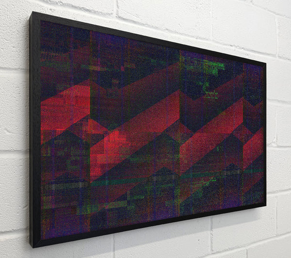 Crimson Glitch Pattern