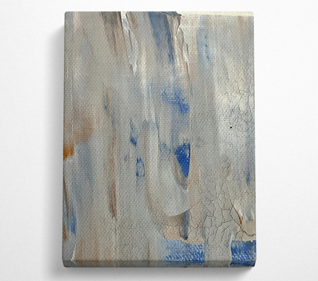  A Canvas Print of Blue And White Abstract Canvas Wall Art