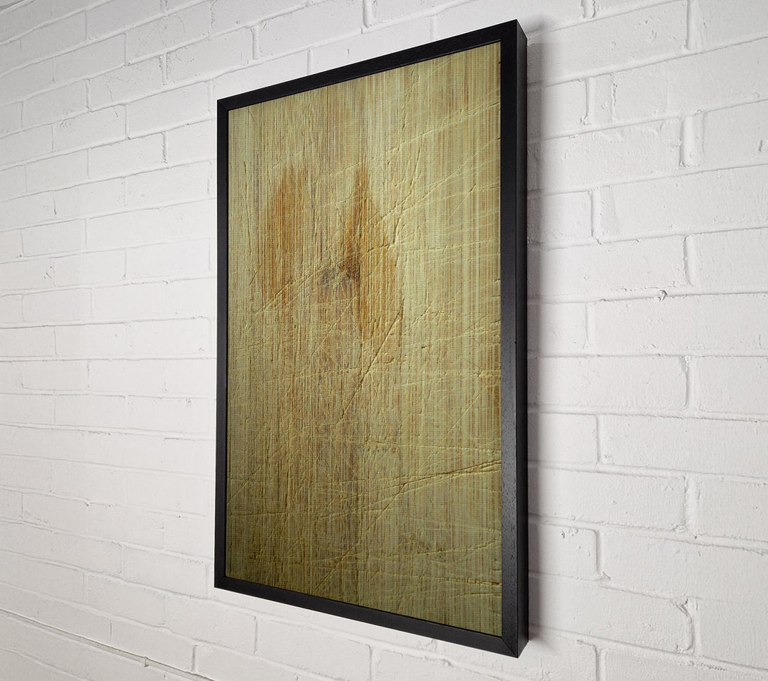  A Canvas Print of Scratched Beige Wood Canvas Art