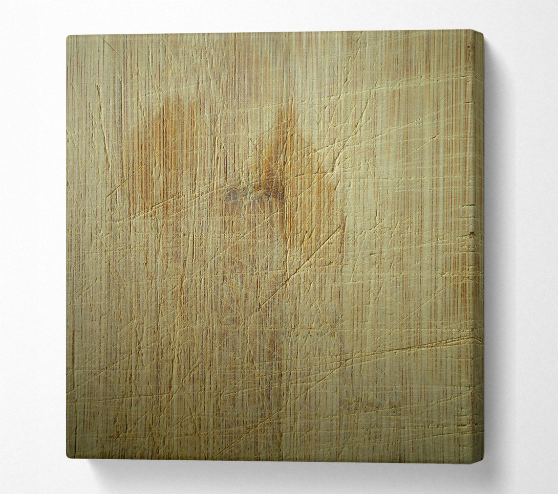  A Canvas Print of Scratched Beige Wood Canvas Art