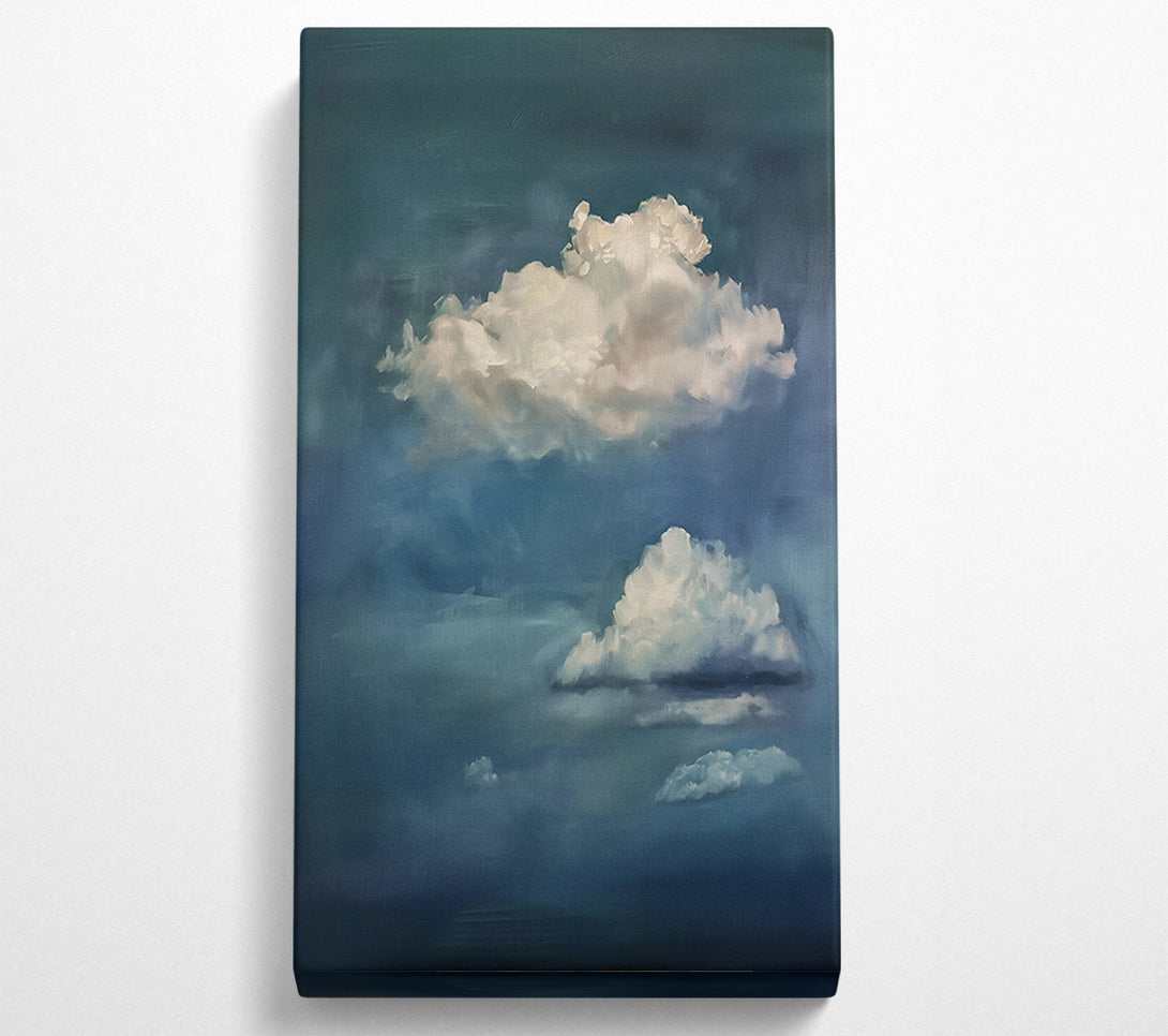  A Canvas Print of Azure Cloudscape Dreams Canvas Art