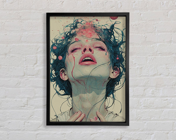 Woman Zombie Framed Print